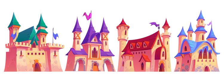 Medieval castle Royalty Free Vector Image - VectorStock