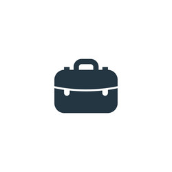 briefcase icon simple element vector image