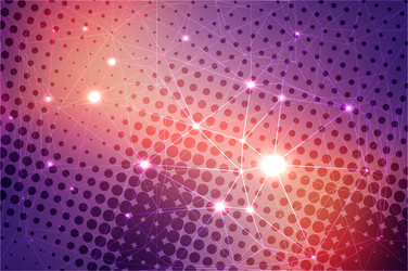 abstract colorful background with stars vector image