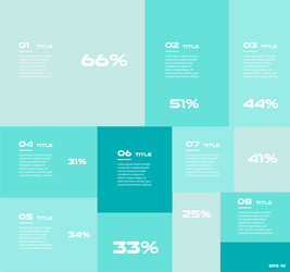 tree chart steps infographics - can vector