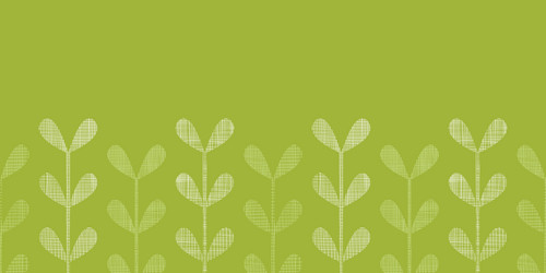 abstract textile green vines leaves horizontal vector image