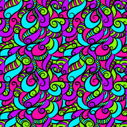 Bright Curl Pattern vector image