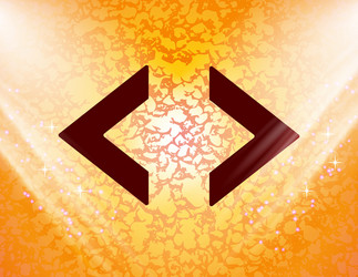 code icon symbol flat modern web design with long vector image