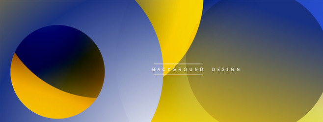 abstract geometric shapes overlap creating vector image