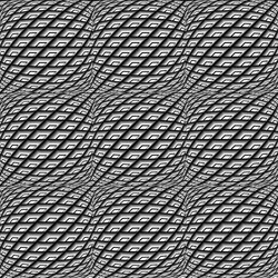 design seamless monochrome warped grid pattern vector image
