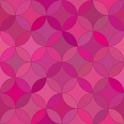 Red Rosette Seamless Pattern vector image