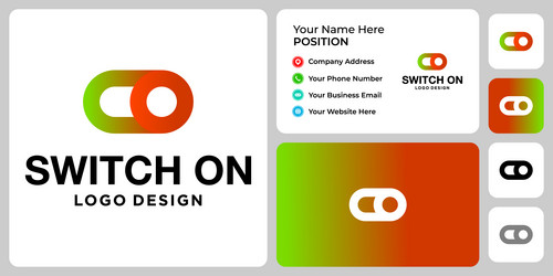 Electrical switch two buttons icon Royalty Free Vector Image