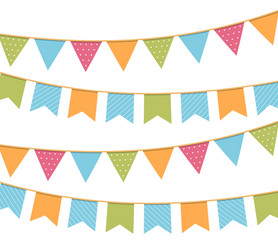 bunting vector image