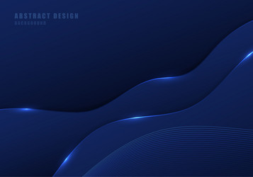 Abstract tech gradient blue design artwork cover vector