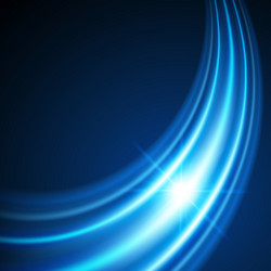 Abstract Glowing Wave Background vector image