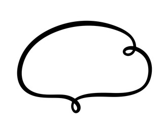 chat speech bubble message text cloud shape vector image