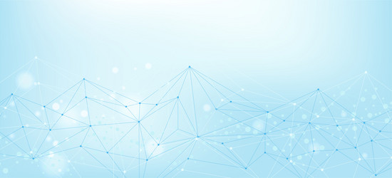 geometric abstract background with connected line vector image