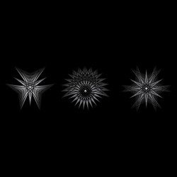 cosmic object is a geometric fractal vector image