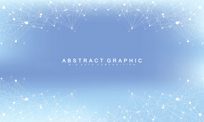 Global network connection banner design template vector