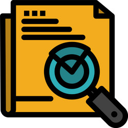page search web layout flat color vector image