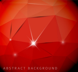 Dynamic Red Triangle Background vector image