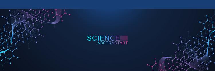 science network pattern connecting lines and dots vector image