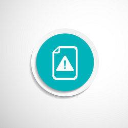 security warning in browser icon alert bug vector image