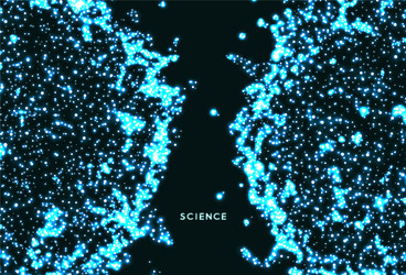 Abstract Glowing Particle Background vector image