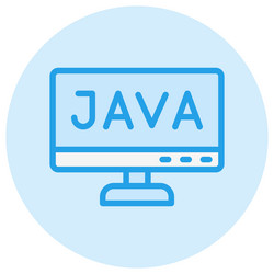 java icon design vector image