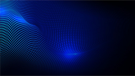 Dynamic Particle Wave Background vector image