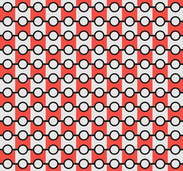isolated abstract grey and red color pattern vector image