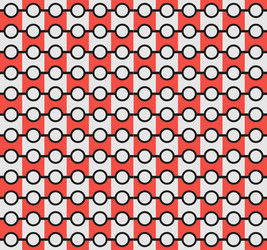 isolated abstract grey and red color pattern vector