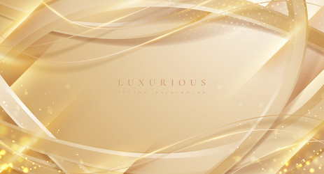 Luxury background with 3d style vector