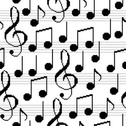 seamless pattern with notes vector image