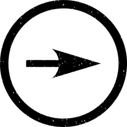 Sharp down arrow icon rubber stamp Royalty Free Vector Image