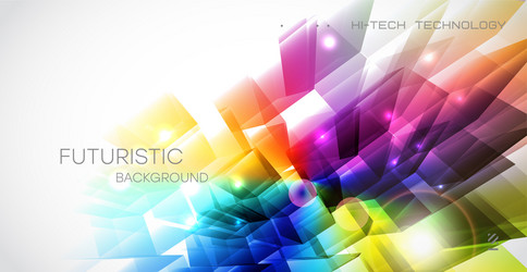 abstract background with multicolored geometric vector image