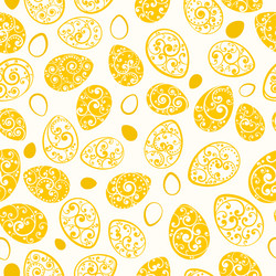 Easter Egg Pattern - Seamless vector image