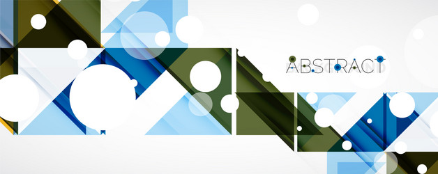 geometric abstract background techno color vector image
