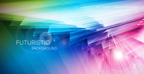 Abstract background with multicolored geometric vector