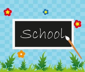 back to school background vector