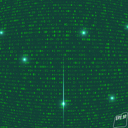 Abstract technology background binary computer vector