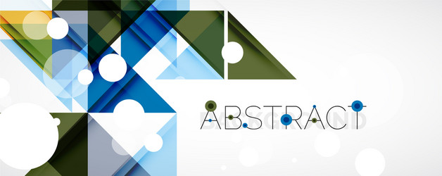 geometric abstract background techno color vector image