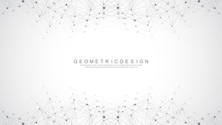 global network connection banner design template vector image