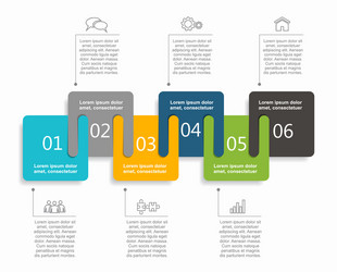 infographic design template with place for your vector image