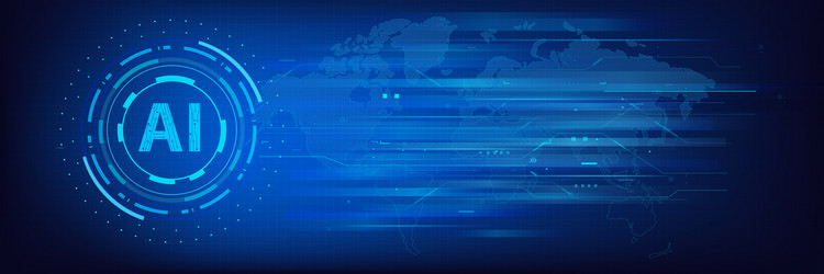 ai artificial intelligence abstract background 008 vector image