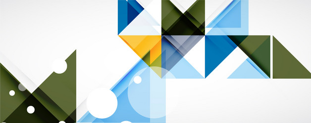 geometric abstract background techno color vector image