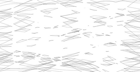 Hand drawn lines abstract pattern wave simple vector