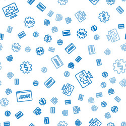 set line ui or ux design web development vector image