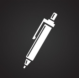 writing related icon on background for graphic vector image