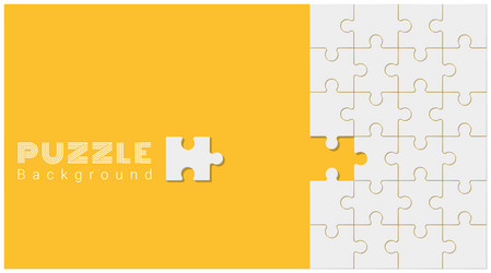 abstract background with incomplete jigsaw puzzle vector image