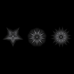 cosmic object is a geometric fractal vector image
