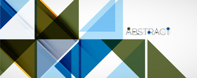 geometric abstract background techno color vector image