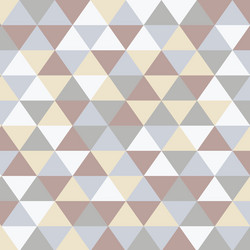 scandinavian abstract triangular art background vector image