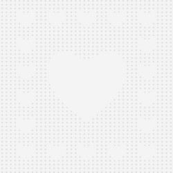 tissue template design with heart shape vector image