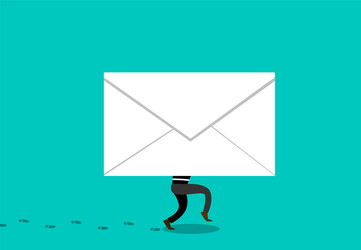 thief hide in phishing mail to hacking vector image